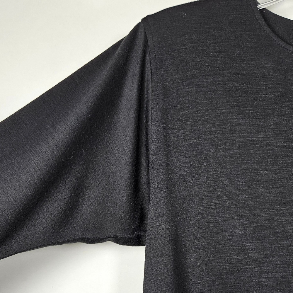 Vintage YSL wool blend dolman sleeve minimalist top S - Picture 4 of 7